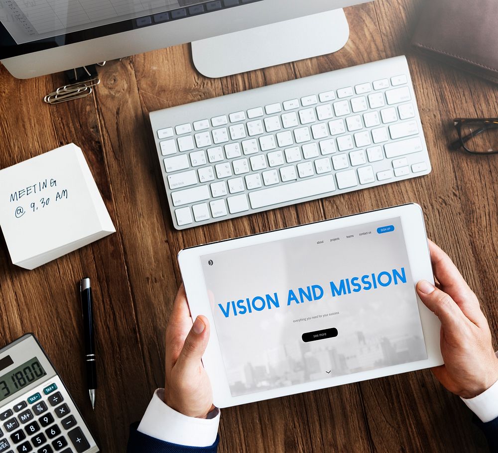 Vision and Mission Inspiration Word