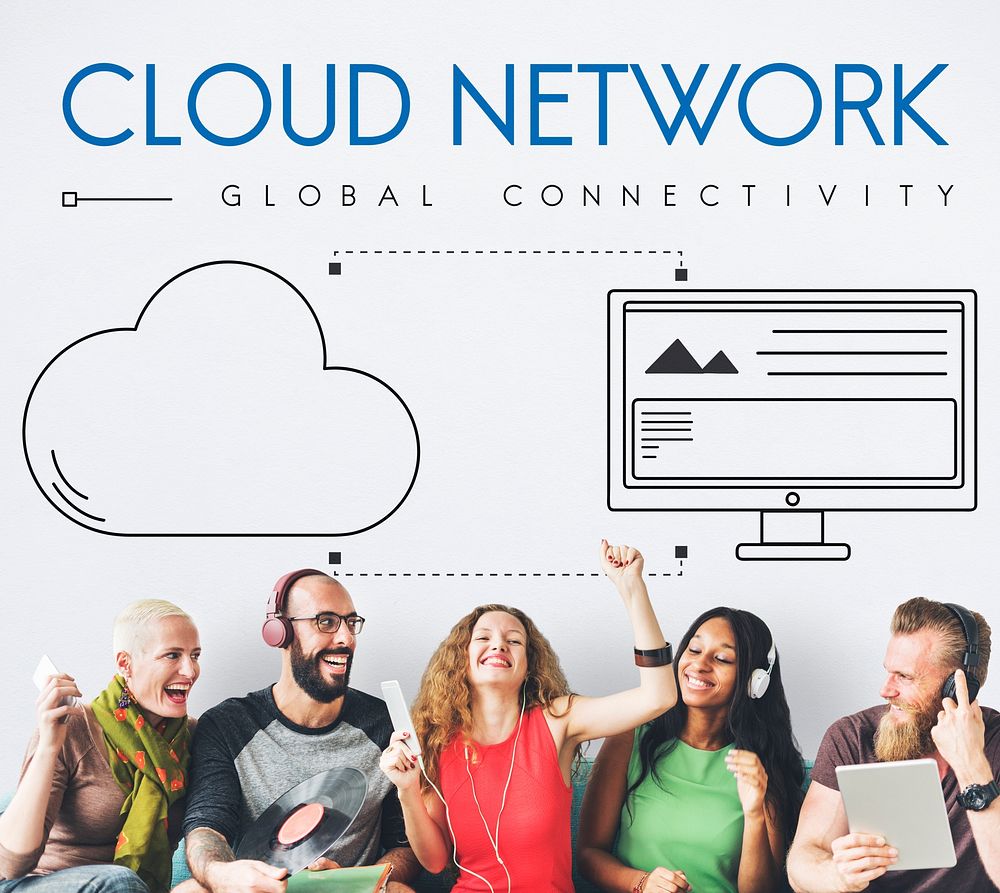 Cloud Network Connection Communication Graphic Concept