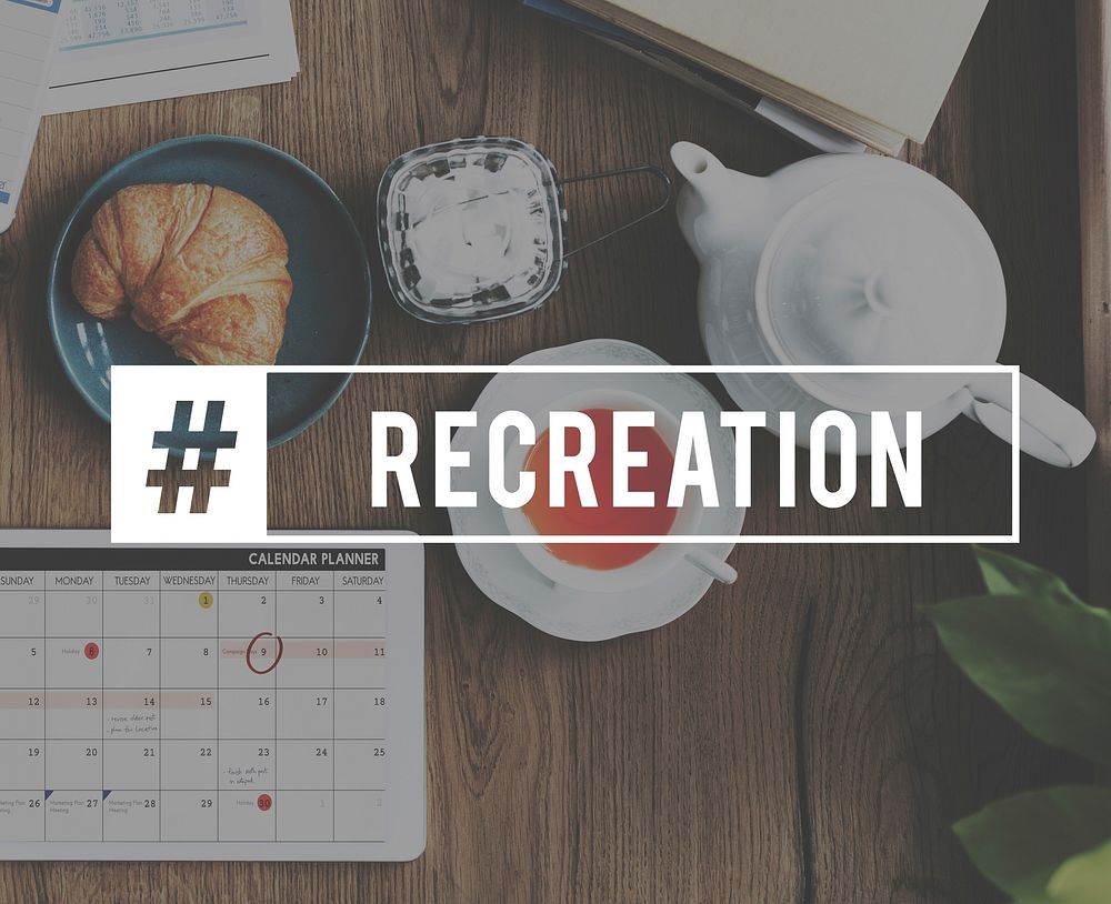 Recreation Leisure Hobbies Activity Word Graphic
