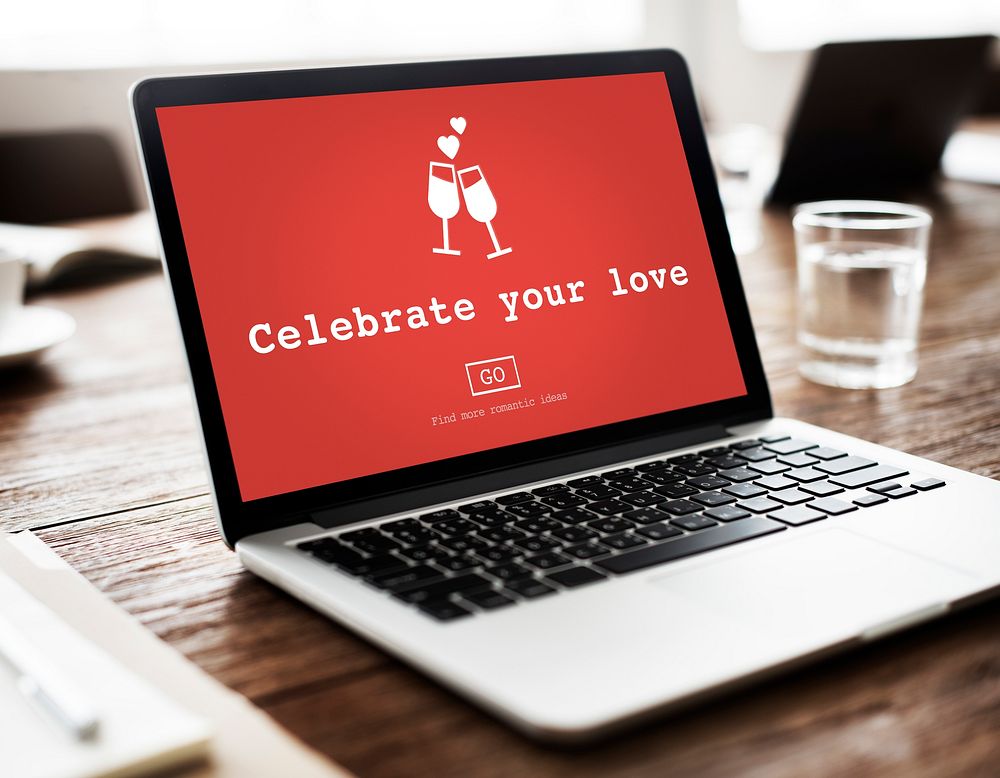 Celebrate Your Love Valentine Romance Love Toast Dating Concept