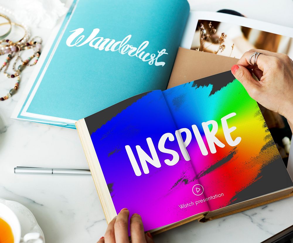 Inspire Believe Dream Create Concept