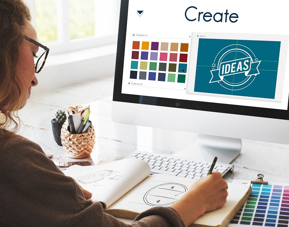 Create Inspiration Design Logo Concept