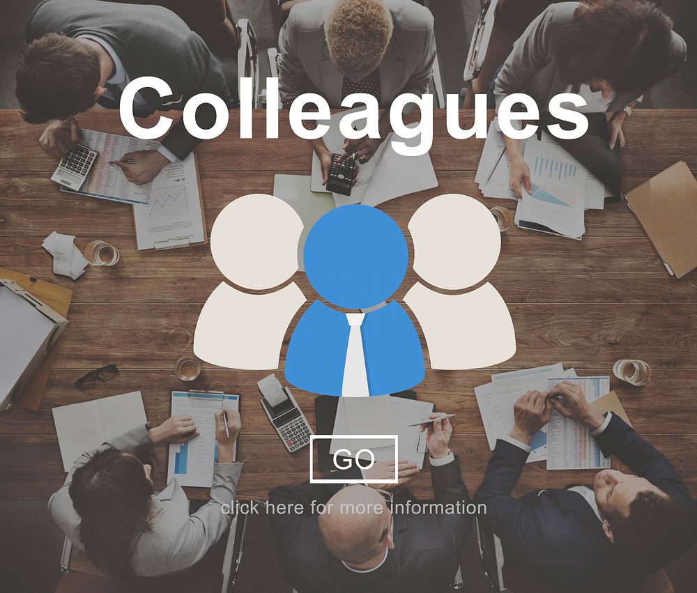 Colleagues Corporate Connection Collaboration Team Concept