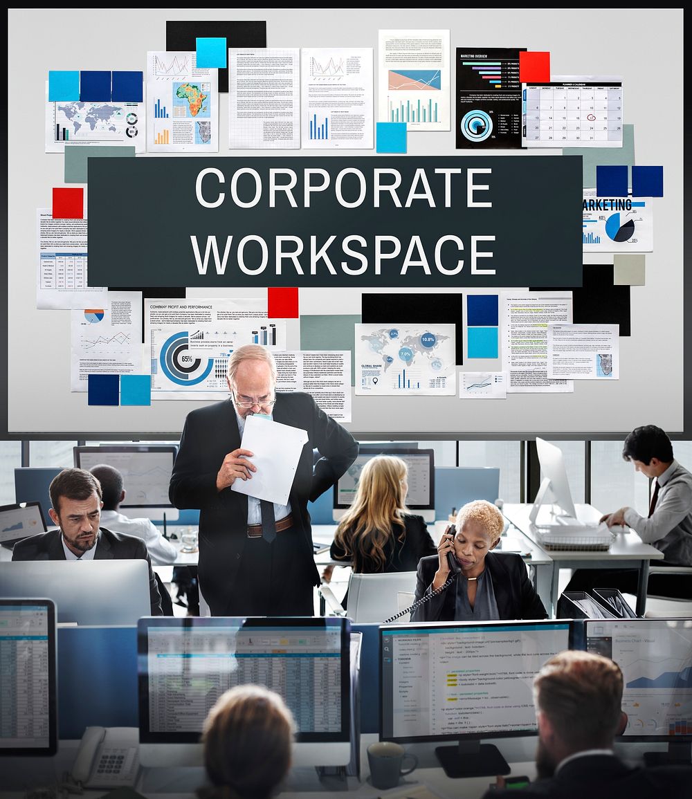 Corporate Workspace Company Enterprise Concept