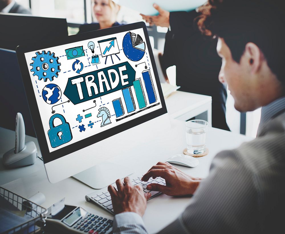 Trade Transection Business Economy Swap Concept