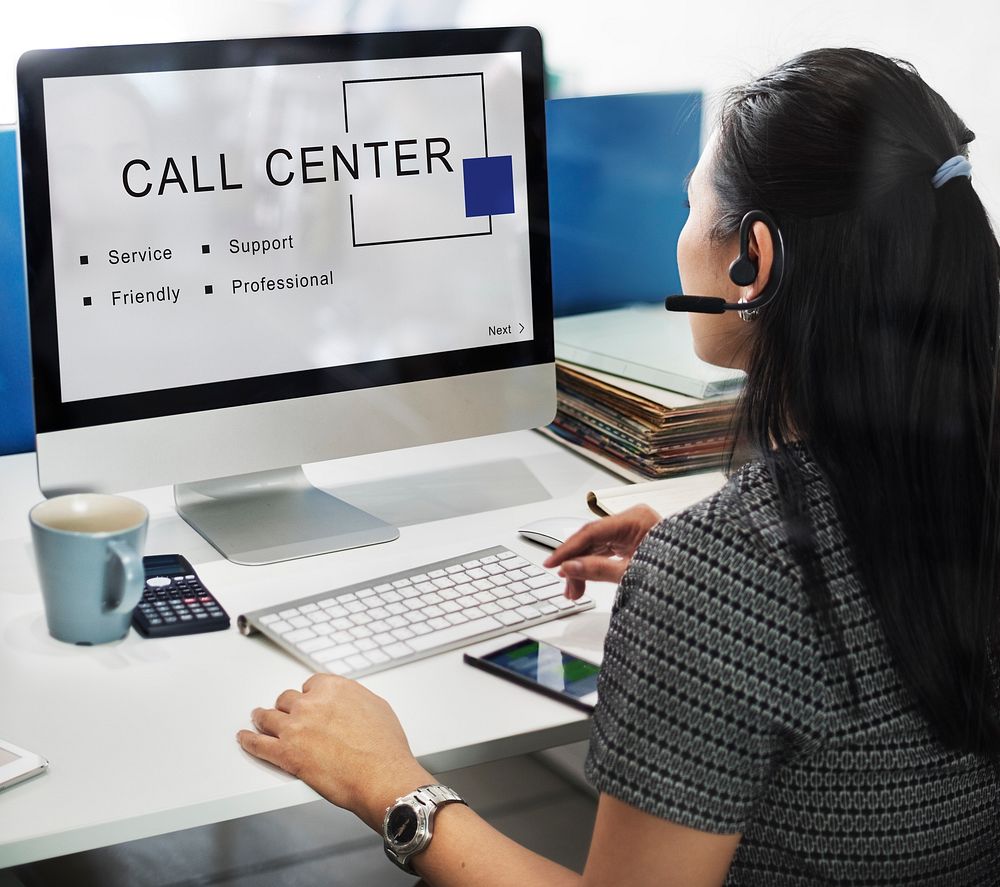 Call Center Customer Service Support Concept