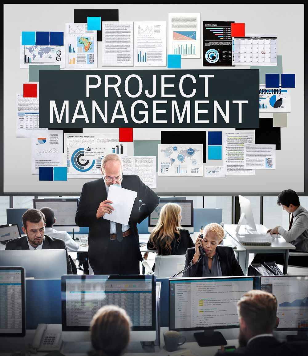 Project Management Methods Processes Concept