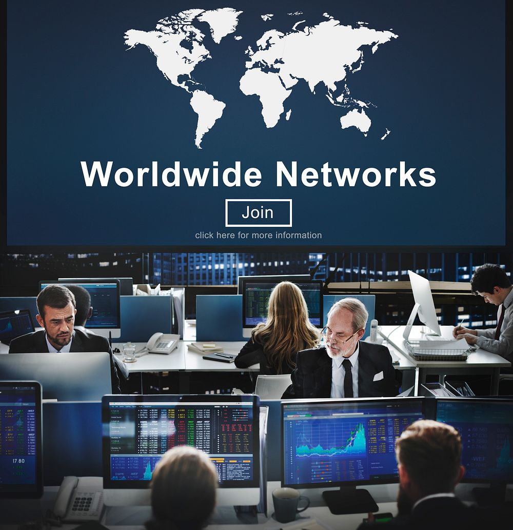 Worldwide Networks Connection Globalization Technology Concept