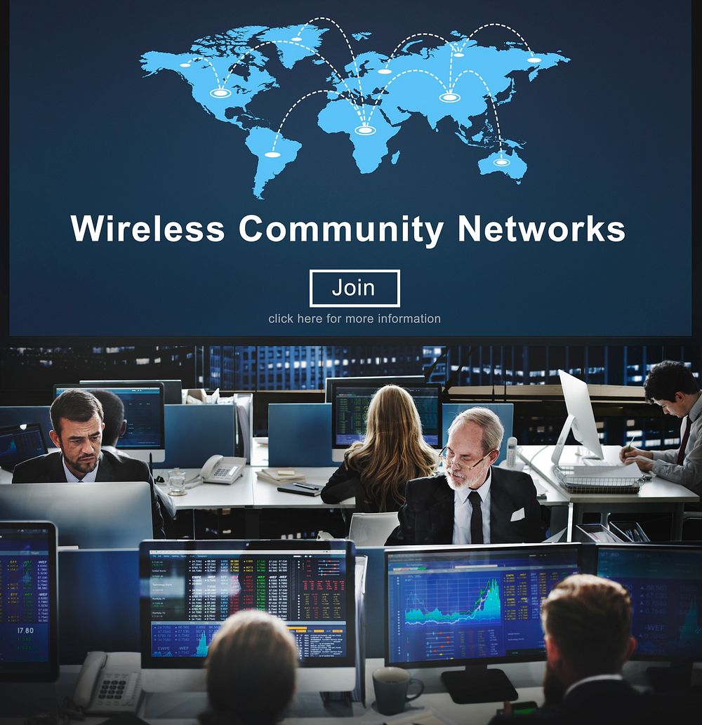 Wireless Community Networks Internet Sharing Concept