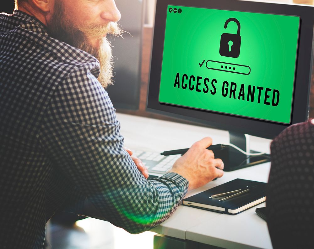 Access Granted Anytime Available Possible Unlock Concept