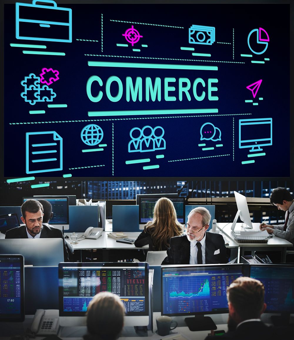 Commerce Customer Exchange Retail Service Concept