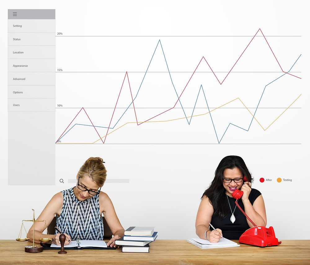 Statistics Chart Data Graph Report Information