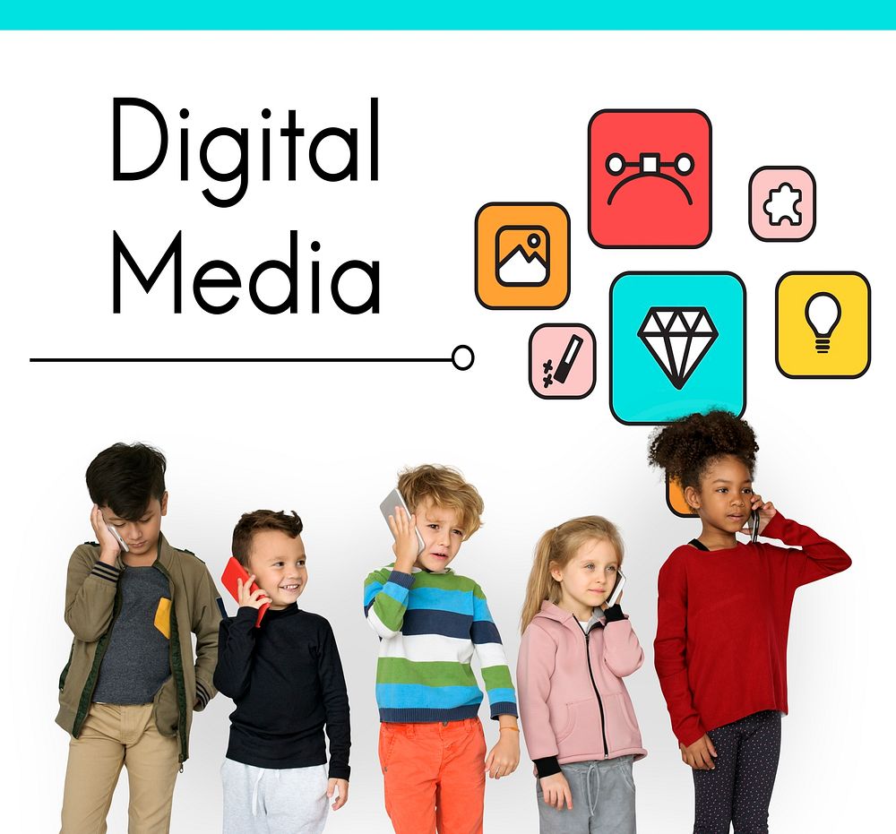 Digital Media Modern Technology Concept
