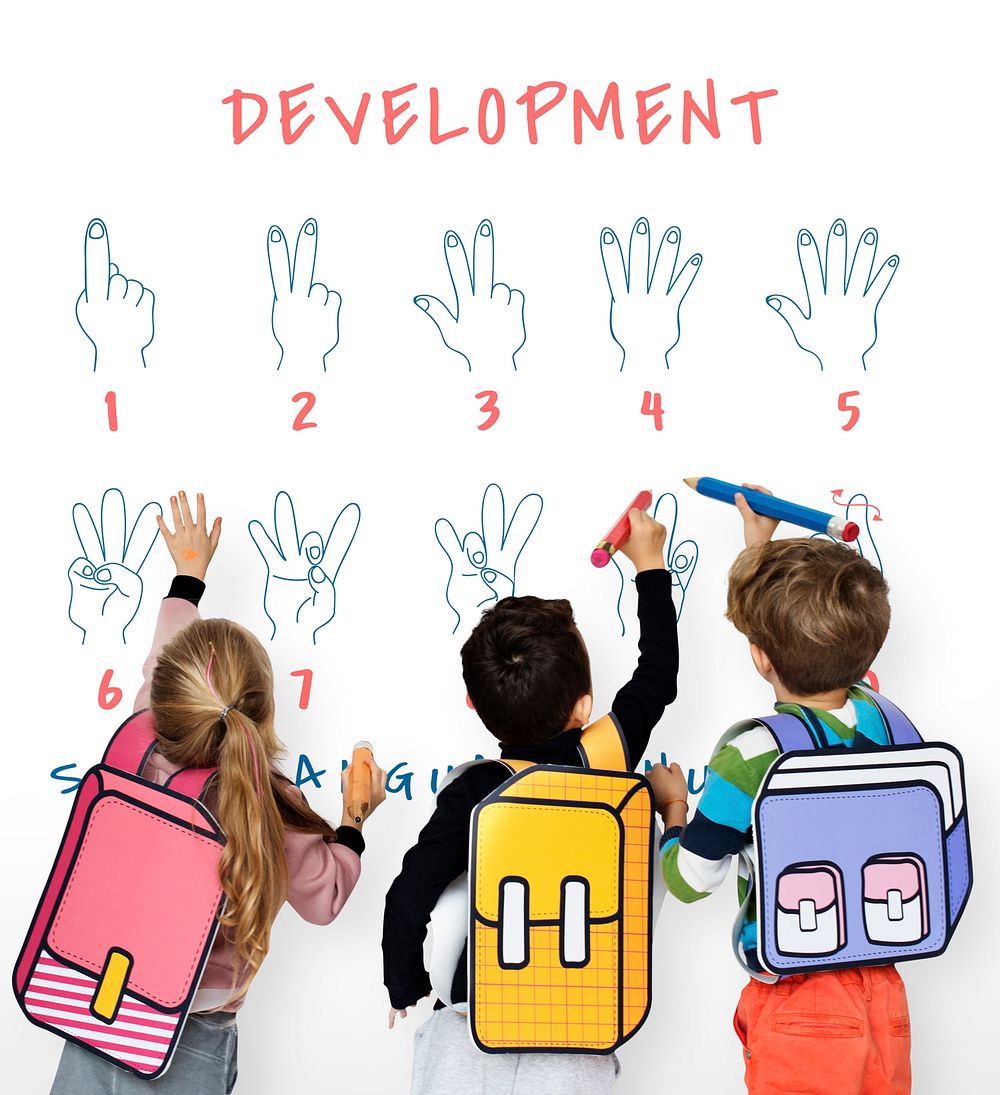 Sign Language Number Instruction Lesson Graphic