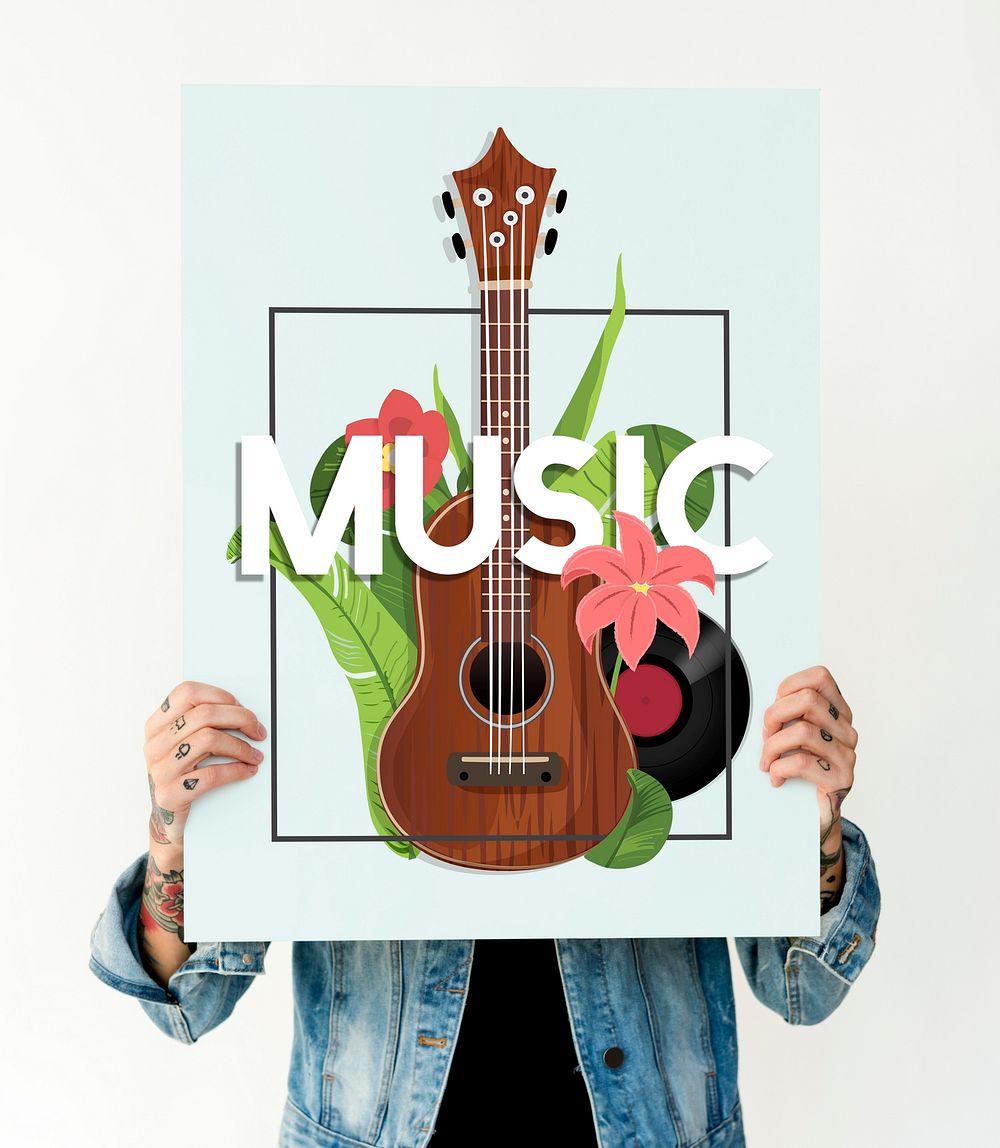 Music recreation guitar chill melody