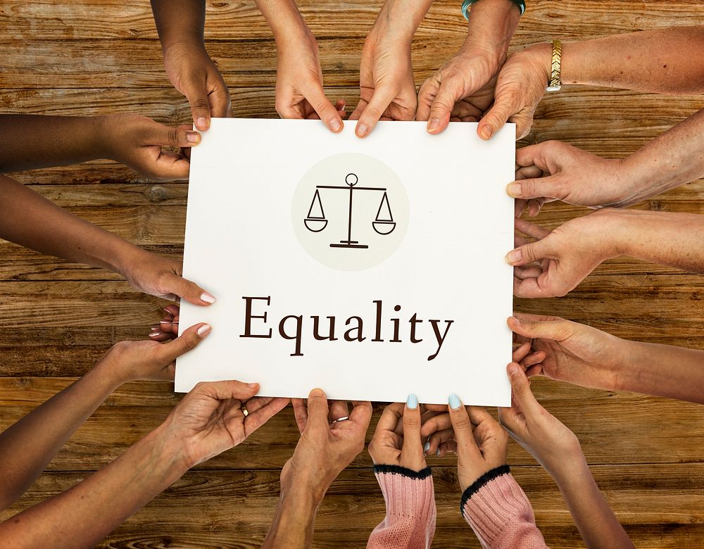 Law Judgement Justice Equality Concept