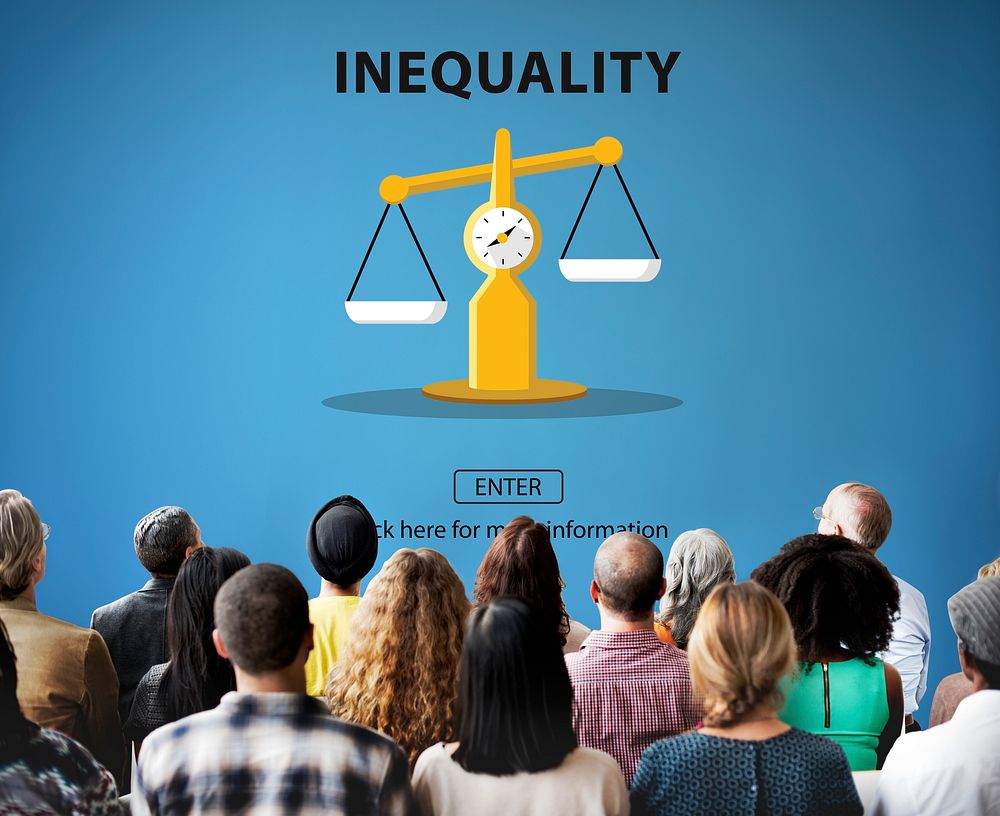 Inequality Imbalance Victims Prejudice Bias Concept