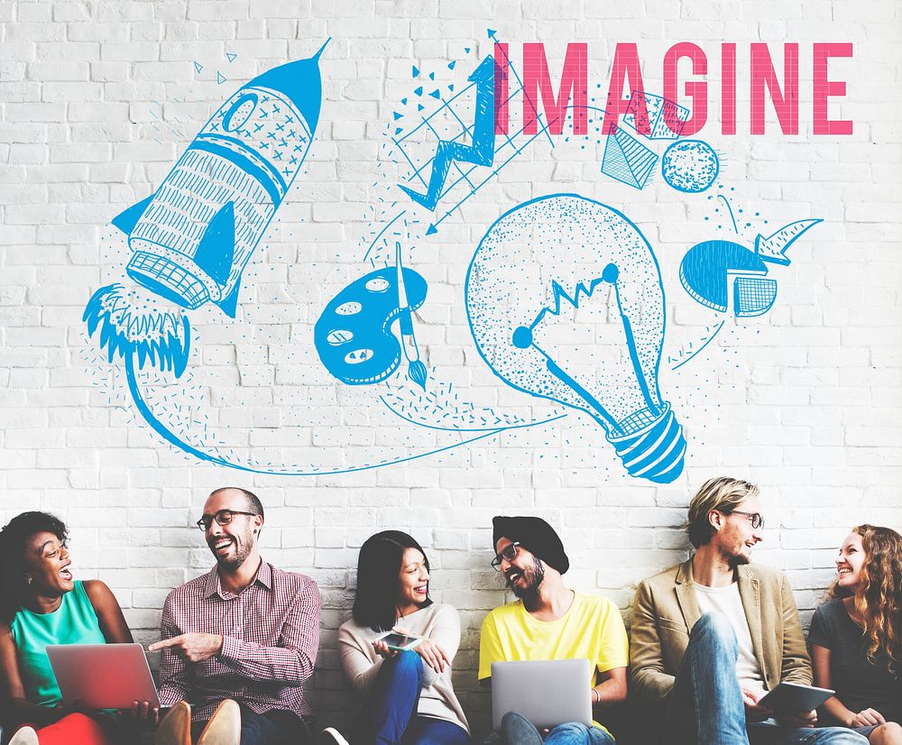 Imagine Ideas Creativity Imagination Light Bulb Concept