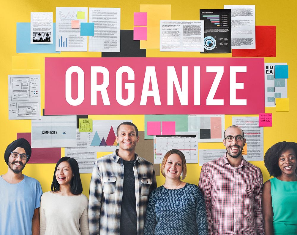 Organize Notice Project Schdule Style Vision Concept