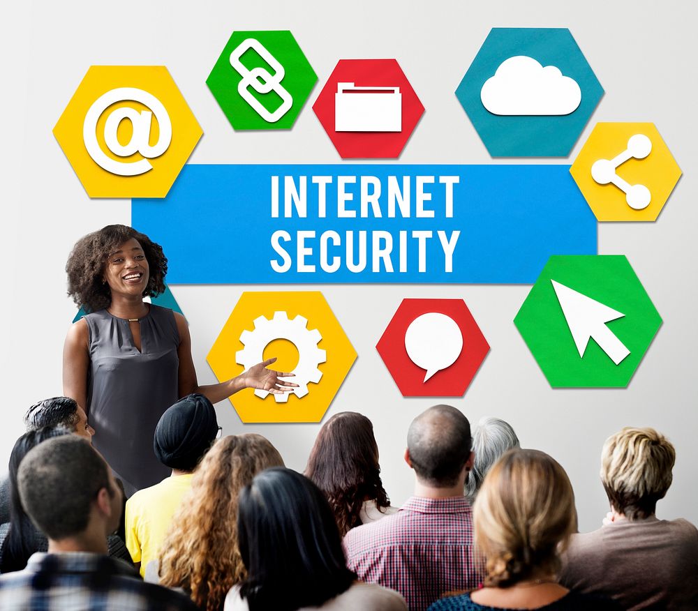 Internet Security Protection Safety Concept