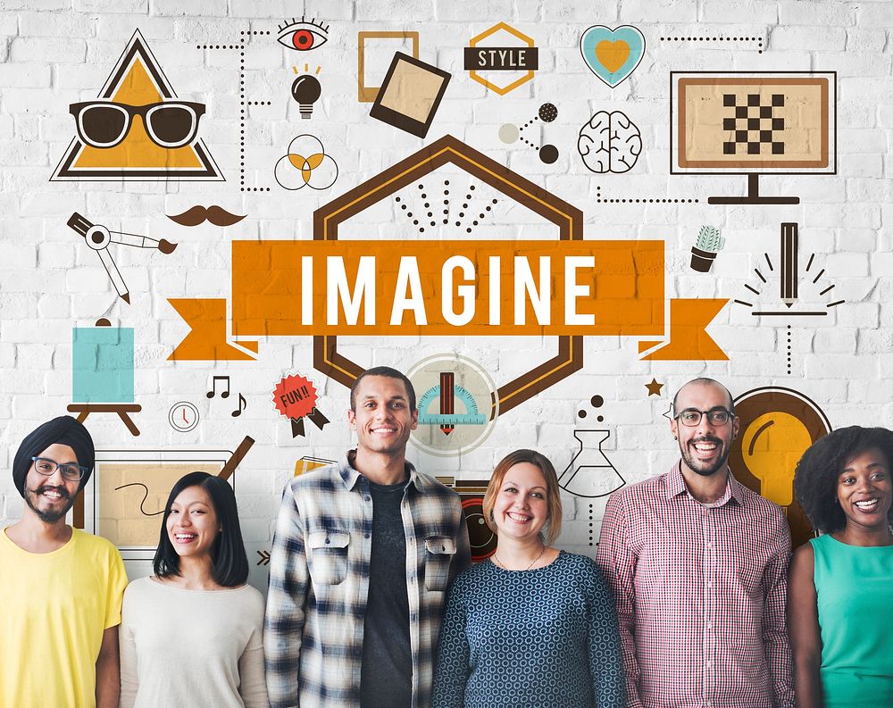 Imagine Creative Thinking Vision Dream Expect Concept