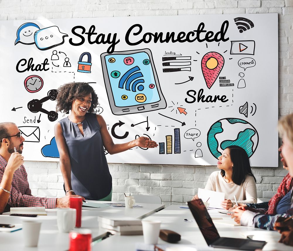 Stay Connected Network Online Relationship Concept