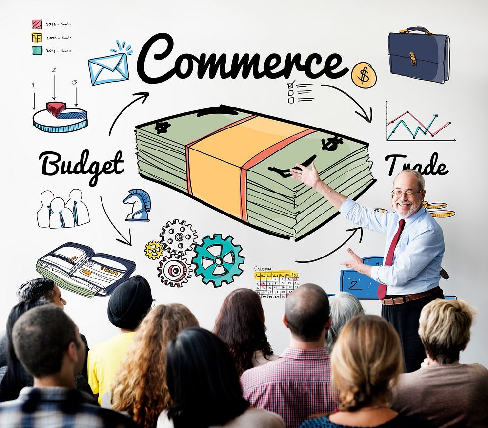 Commercial Market Retail Exchange Customrer Concept