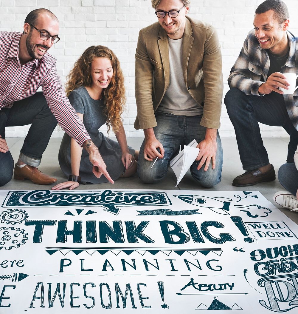 Think Big Aspiration Believe Planning Concept