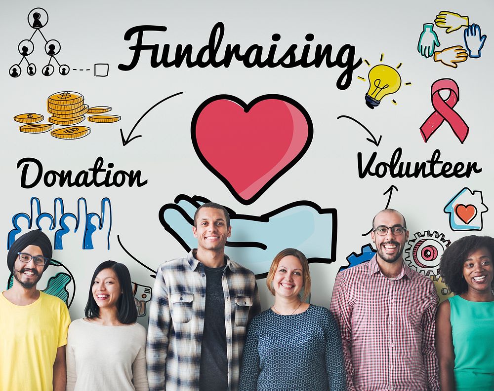 Fundraising Donation Heart Charity Welfare Concept