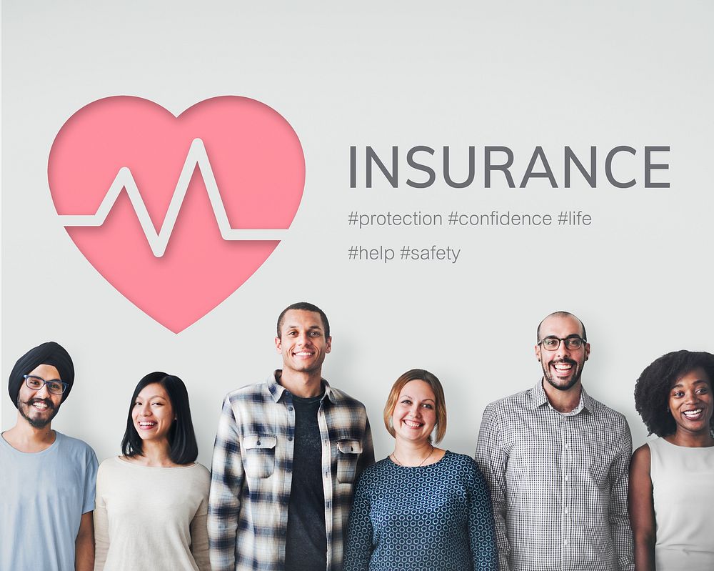 Healthcare Medical Life Insurance Heart Graph