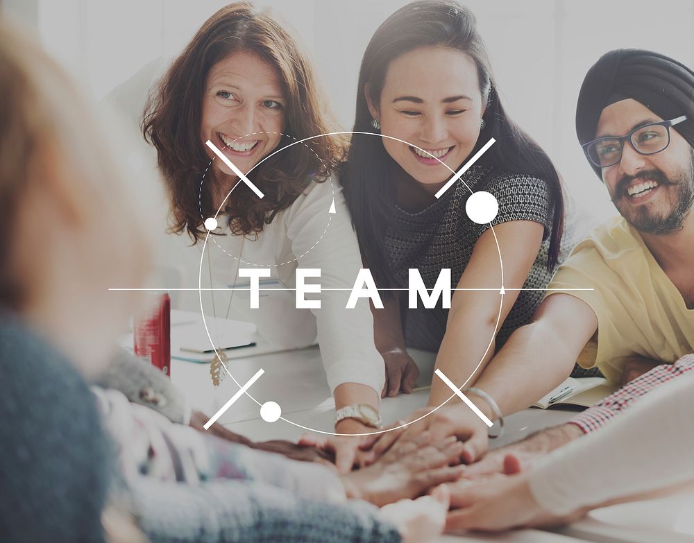Team Teamwork Support Collaboration Concept