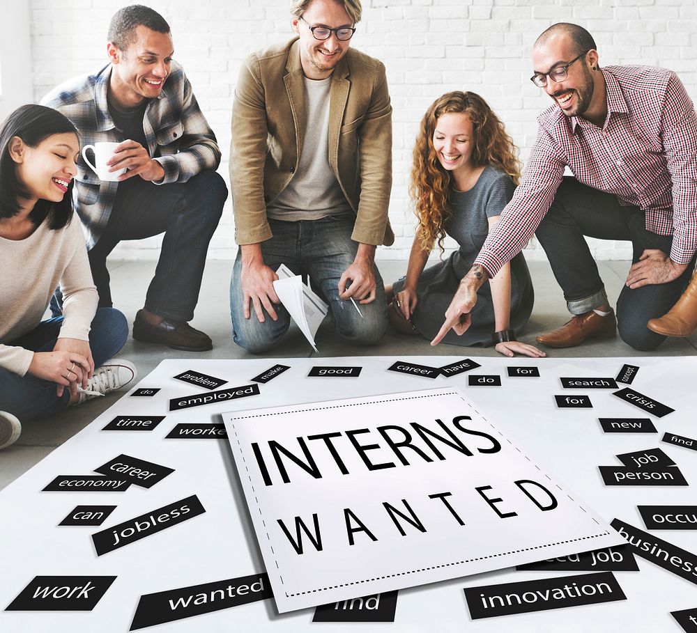 Interns Wanted Internship Training Trainee Concept