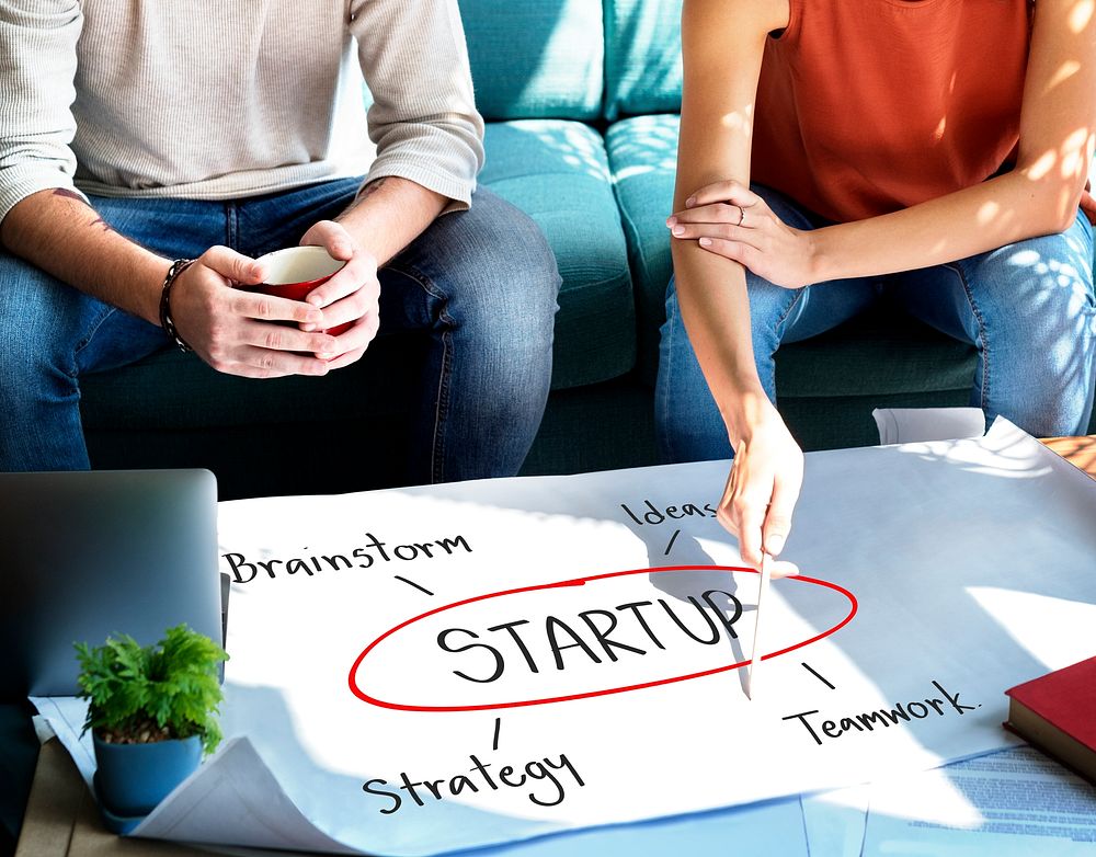Company Startup Strategy Plan Ideas Concept