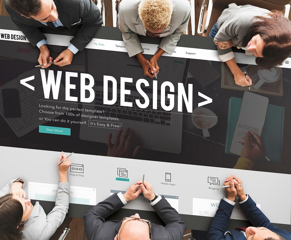Web Design Online Webpage Website Connect Concept
