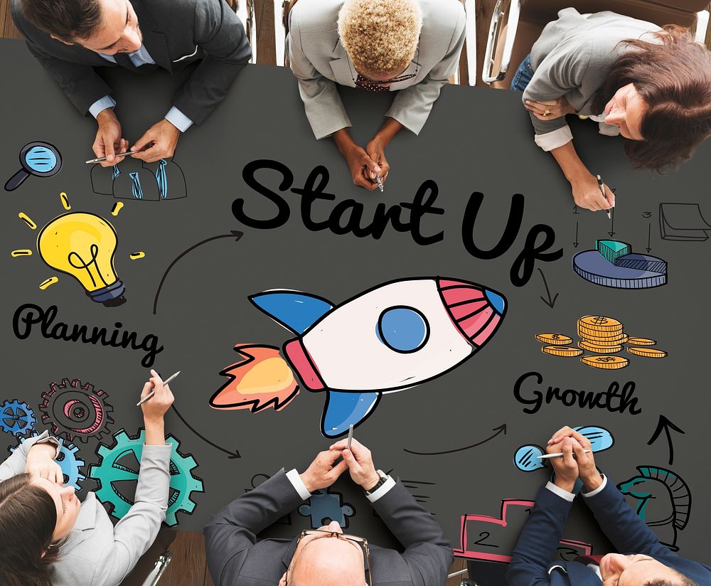 Startup Launch Opportunity Plan Ideas Concept