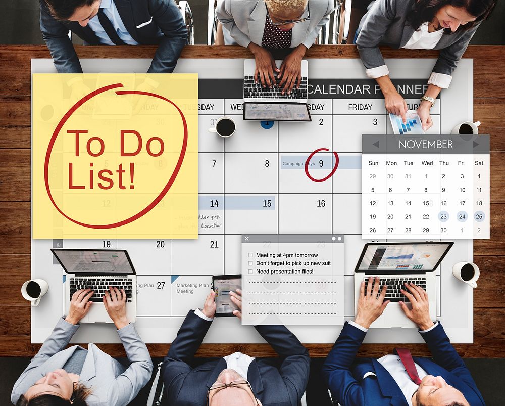 To Do List Schedule Calender Planner Organization Concept