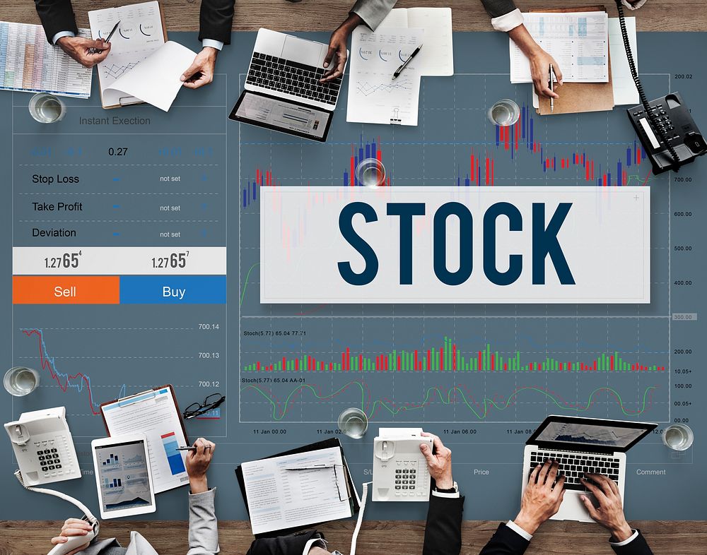Stock Market Results Stock Trade Forex Shares Concept
