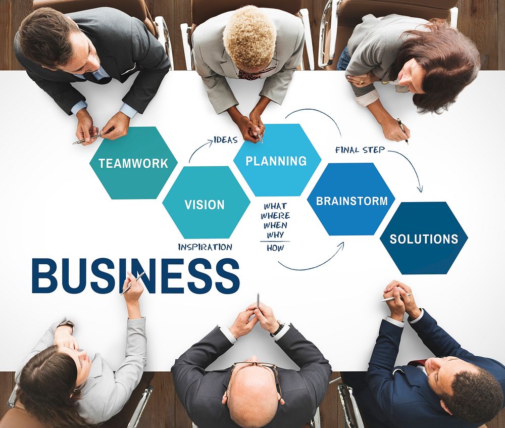Business Strategy Vision Planning Concept