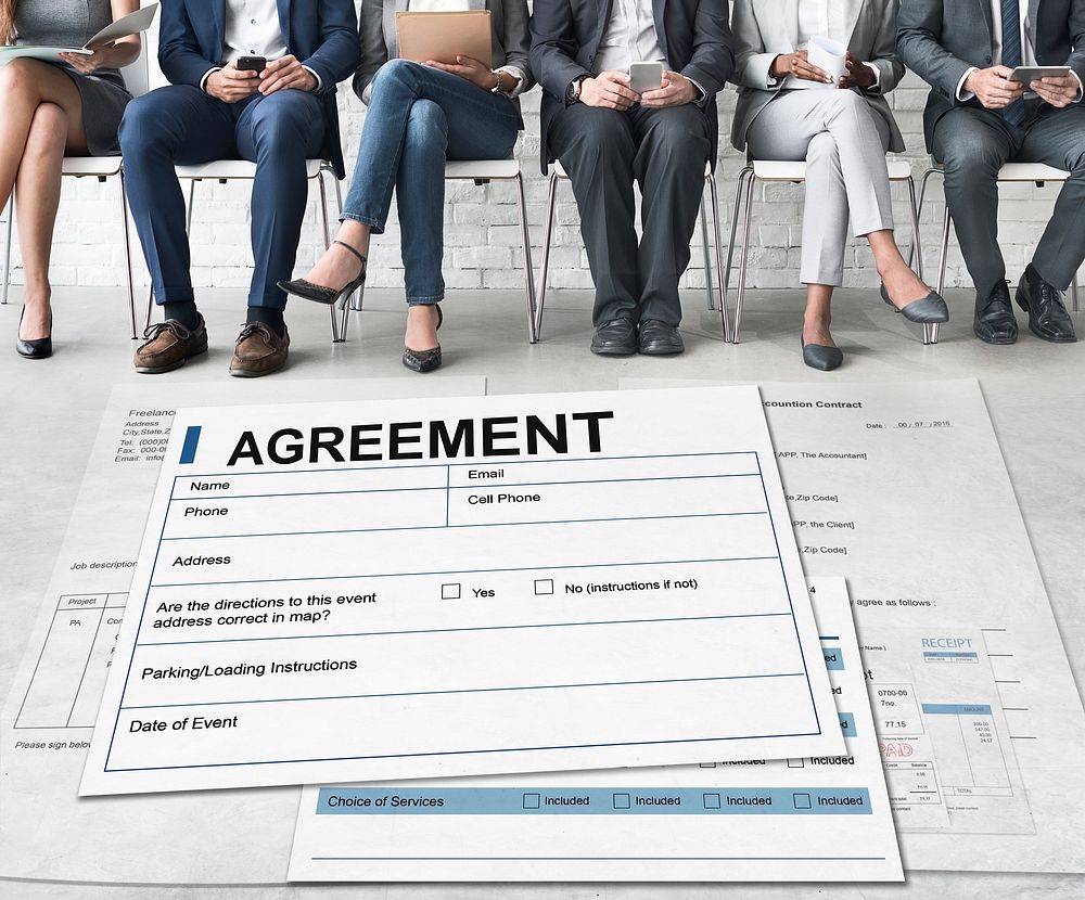Agreement Contract Legal Document Concept