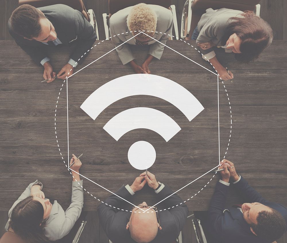 Internet WiFi Network Connection Graphic Concept