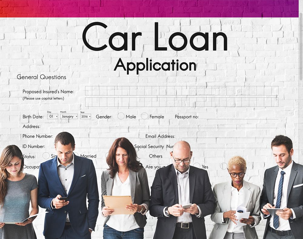 Car Loan Finance Application Money Concept