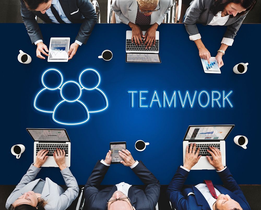 Partnership Teamwork Support Alliance Graphic Concept