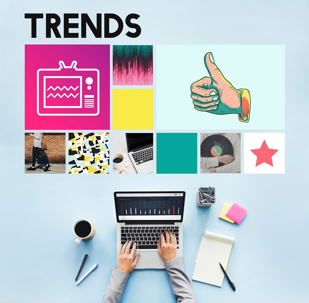 Trends Design Fashion Marketing Modern Style Concept