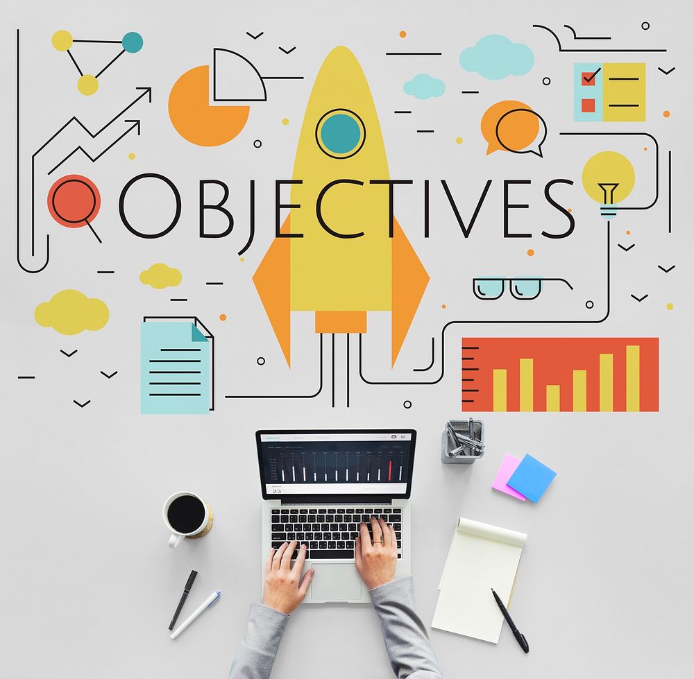 Business Objectives Goals Progress Improvement Concept