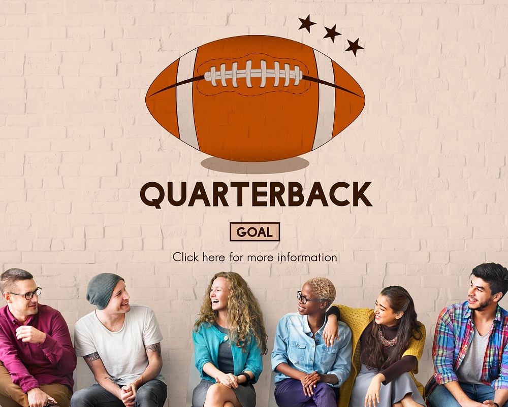 Quaterback American Football Athlete Game Concept