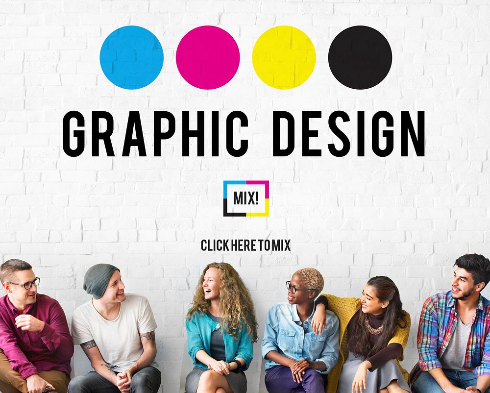 CMYK Ink Design Graphics Creativity Concept