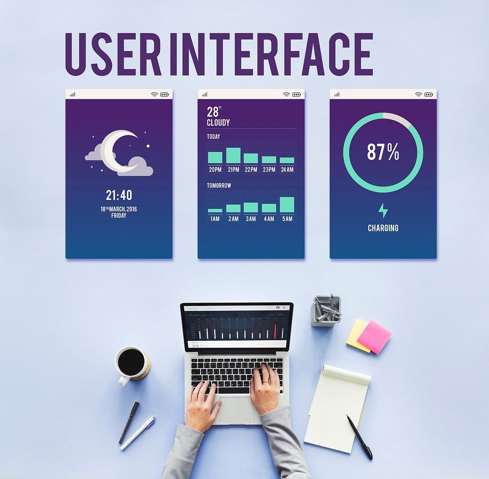 User Interface Operating System Electronic Technology Concept