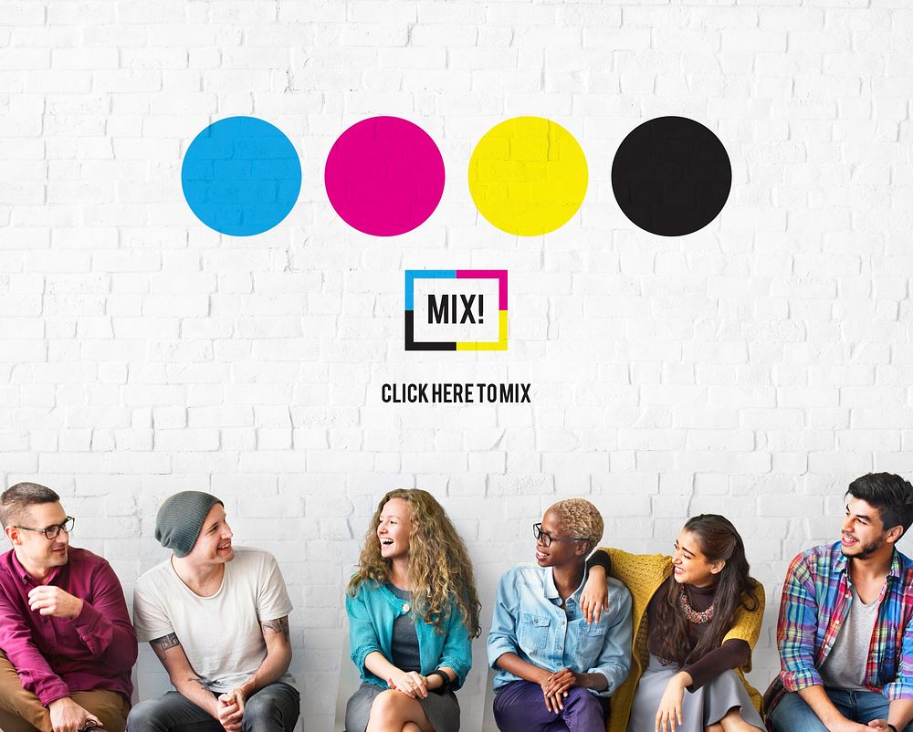 Color Mix Creativity Design Click Concept