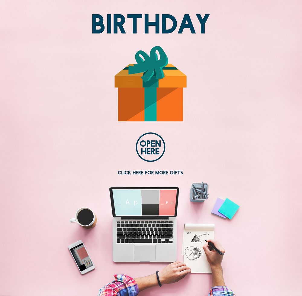 Birthday Giet Anniversary Celebrate Concept