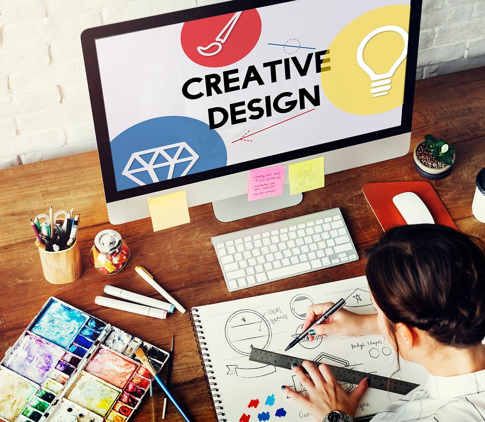 Creativity artistic ideas icon graphic